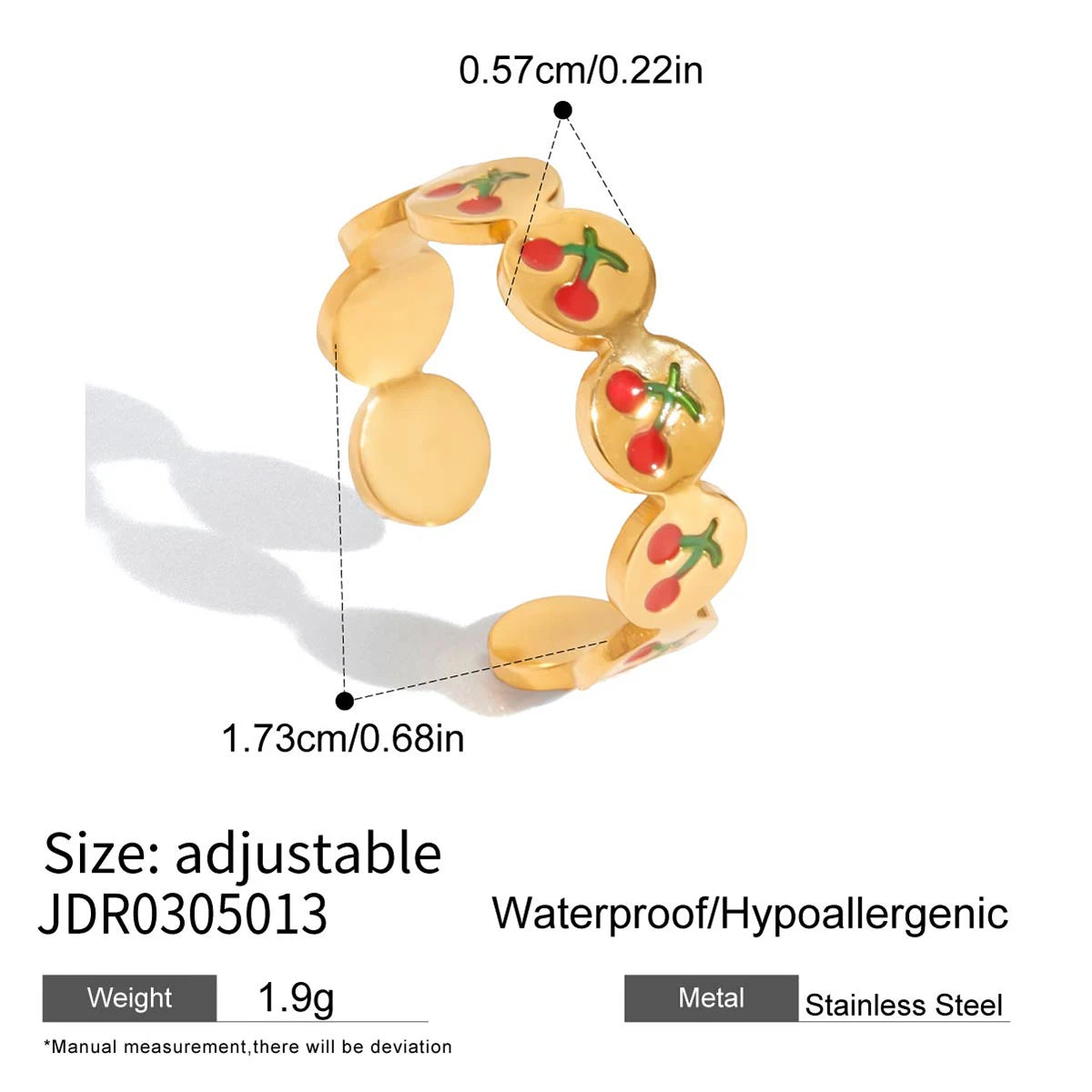 Kika Minimalist Geometric Line Asymmetric Ring Stackable