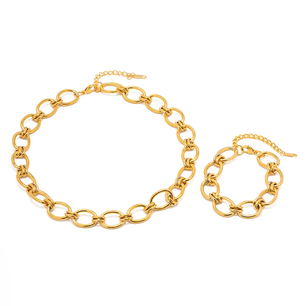 Thick Link Chain Handmade Choker