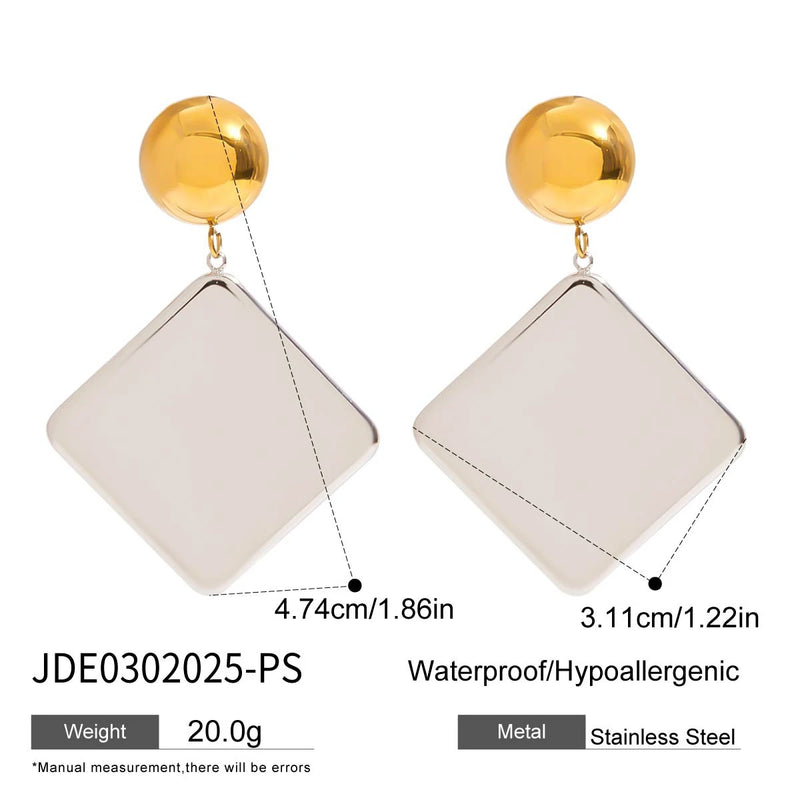 Kika Minimalist Geometric Earrings