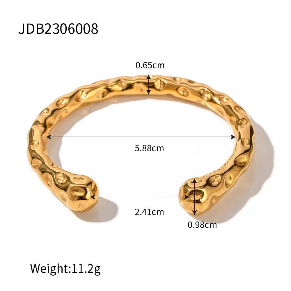 Kika Contemporary Statement Ring Asymmetry Sensuous Contours Bangle or Cuff Shape And Form Waterproof