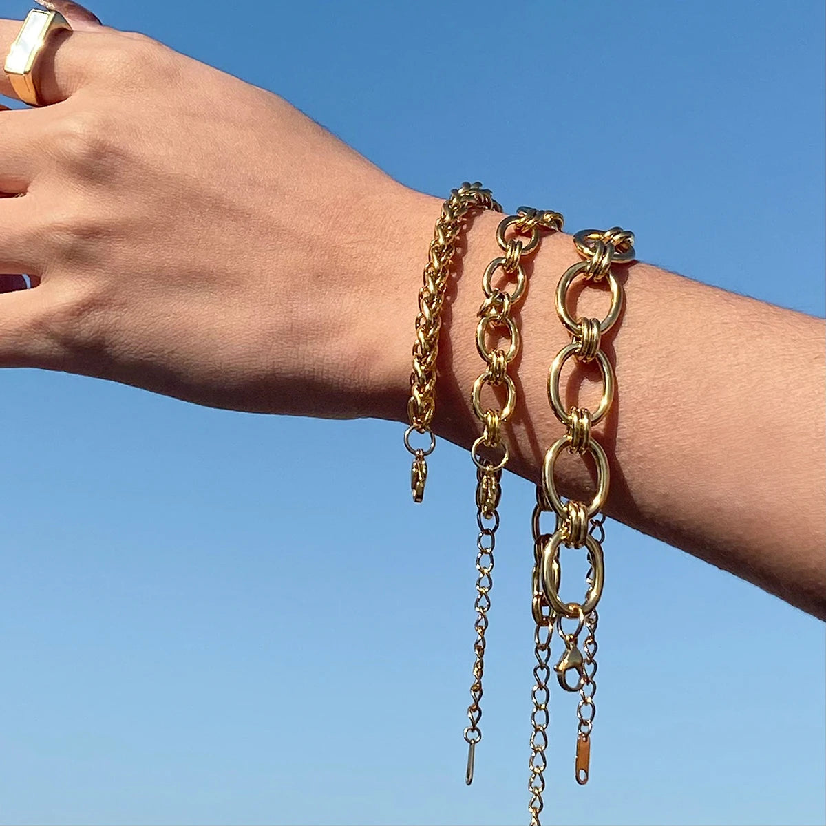 Kika Minimalist Stackable Chain Bracelet
