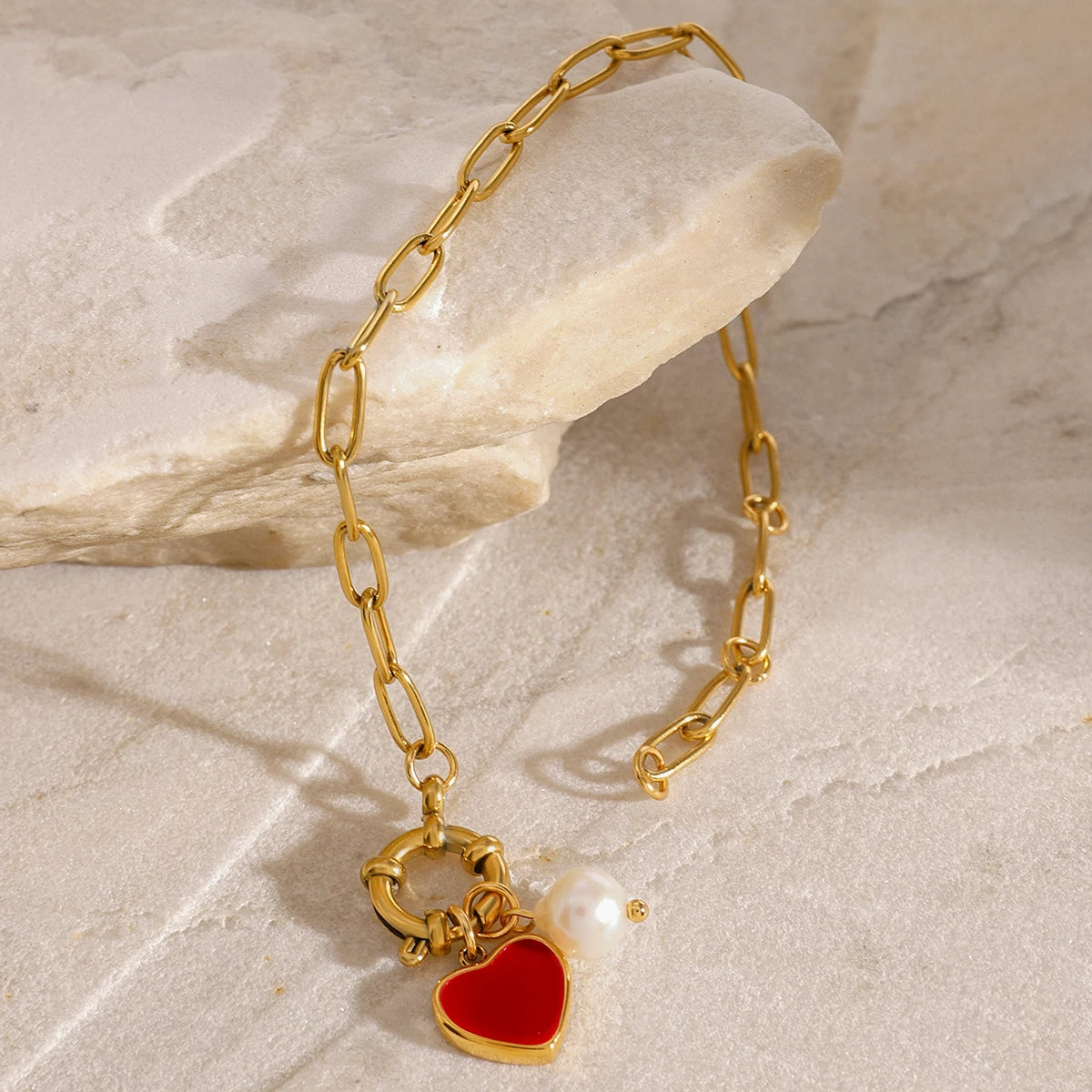 Love Pearl Bracelet Pendant