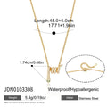Kika Delicate Crystal Snake Pendant Necklace