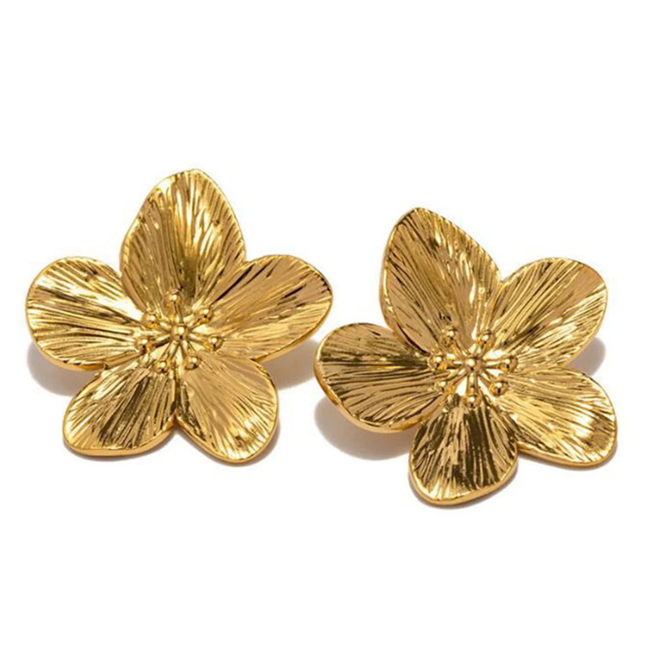 Hypoallergenic Stylish Vintage Flower Stud Earrings Premium