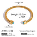 KIKA Stainless Steel 316L Braceelet Retro Gold Party Personalized