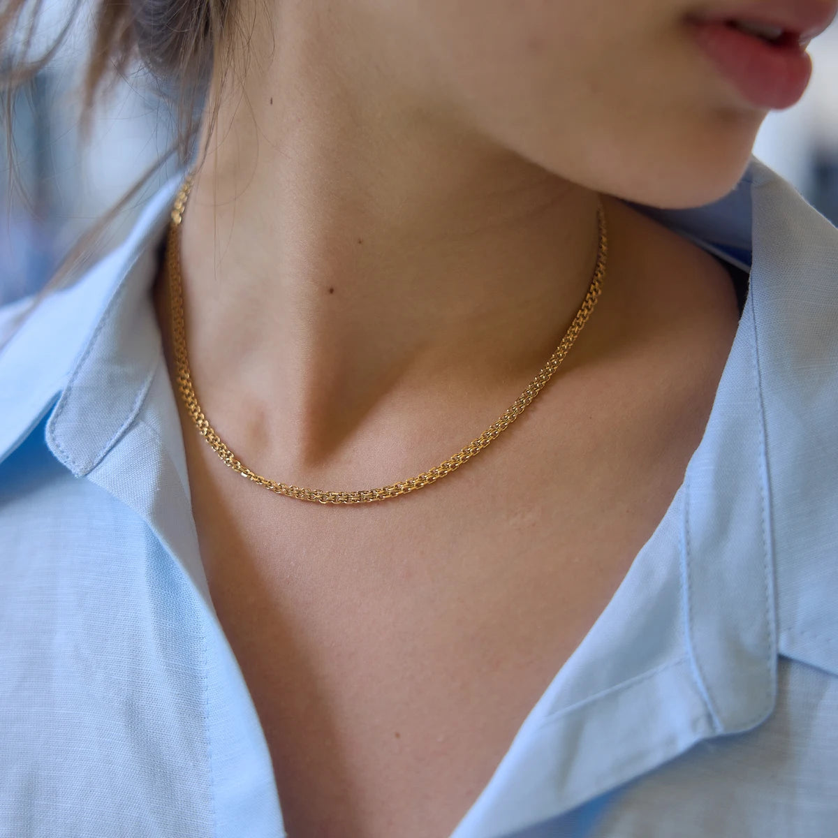 Kika  Minimalist Chain Necklace