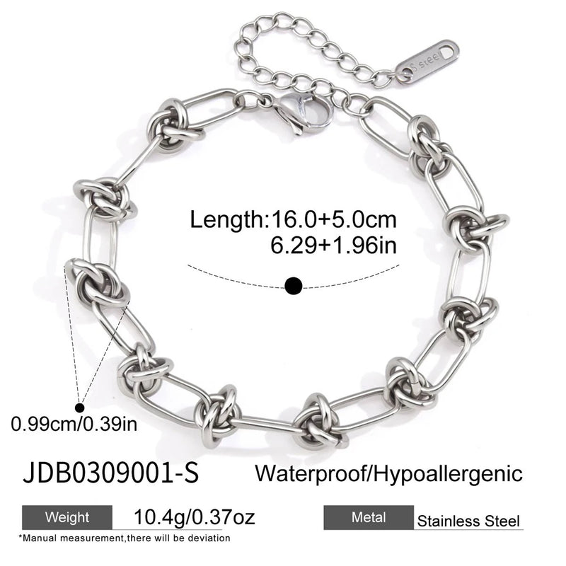 KIKA Minimalist Chain Bracelet  Stainless Steel 316L Bracelet