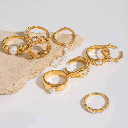 Kika Dainty Stacking Pearl Ring