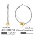 Kika Blocking Big Circle Earrings