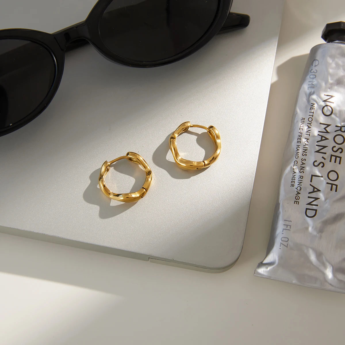 KIKA Classic PVD Plated  Hoop Earring  Stainless Steel 316L