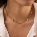 Kika Classic Geometric Zircon Pendant Necklace ñ