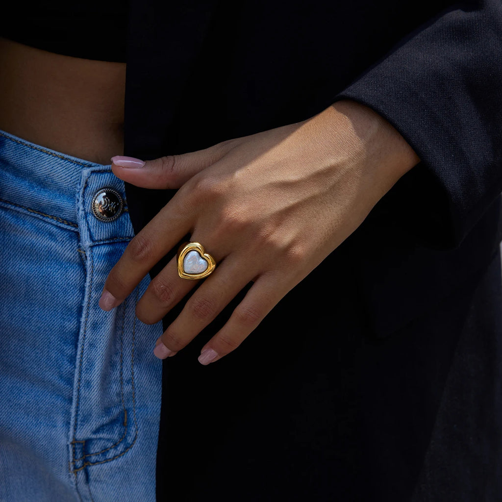 KIKA Minimalist PVD Plated Stainless Steel 316L Ring