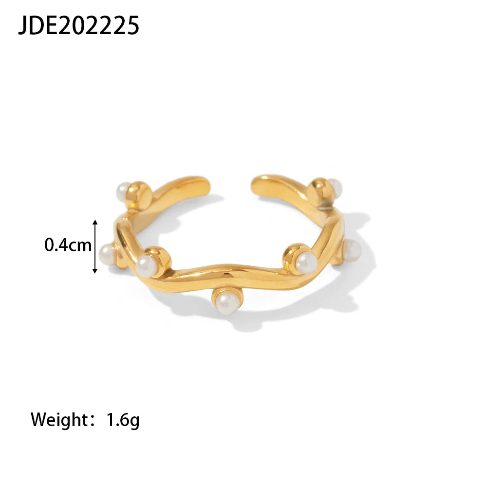 Kika Dainty Stacking Pearl Ring