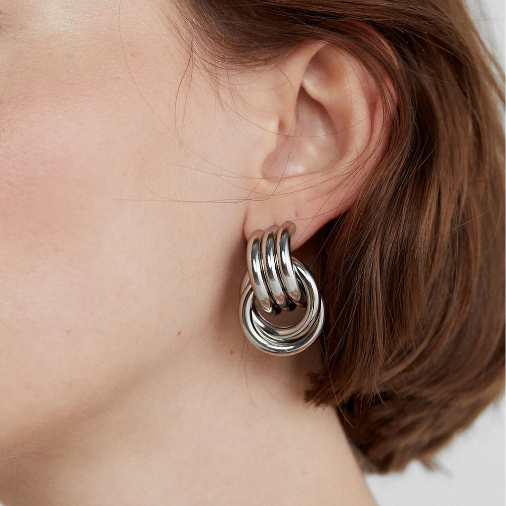 Ring Stud Earrings Waterproof Charm