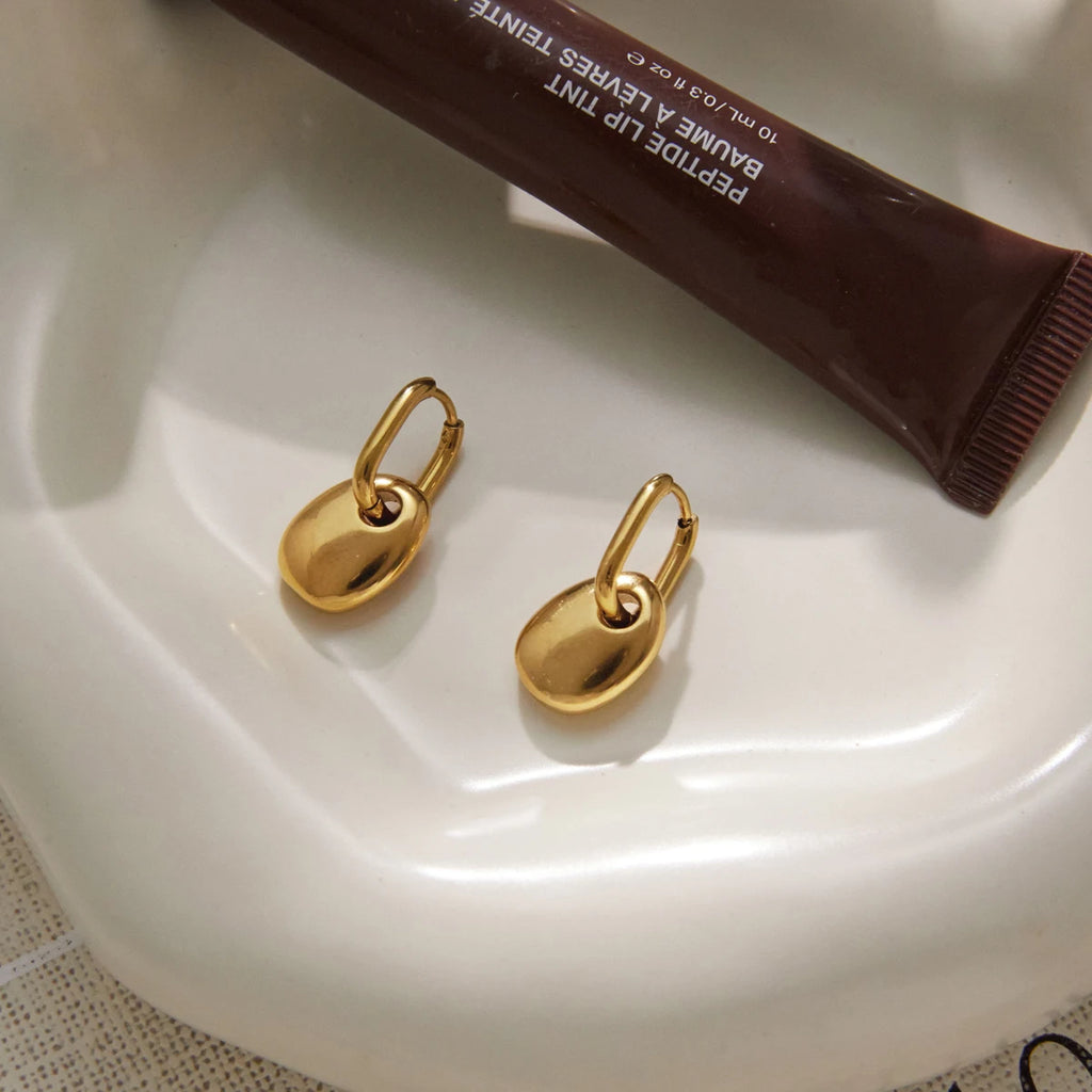 KIKA Geometric Water Drop Earrings18K Gold PVD Plated Stainless Steel 316L