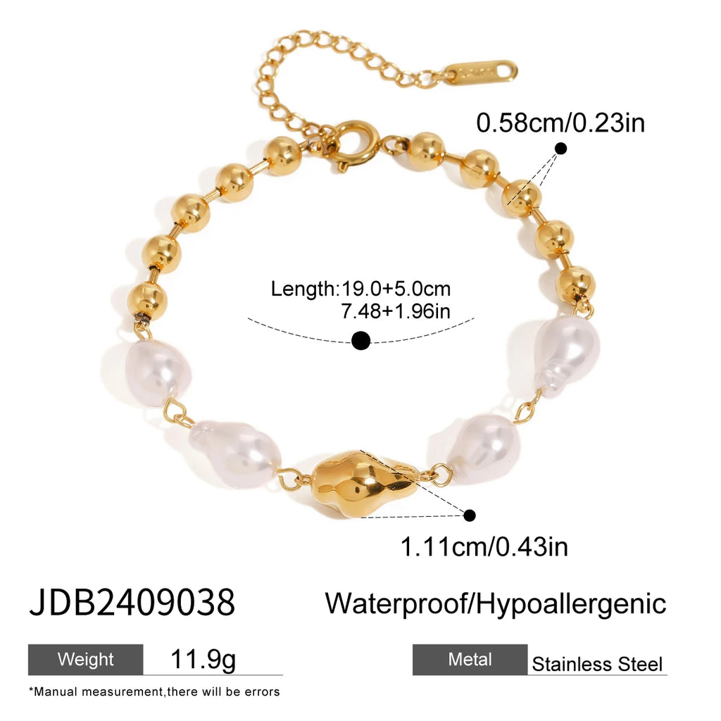 Kika Minimalist Dainty Pearl Bracelet