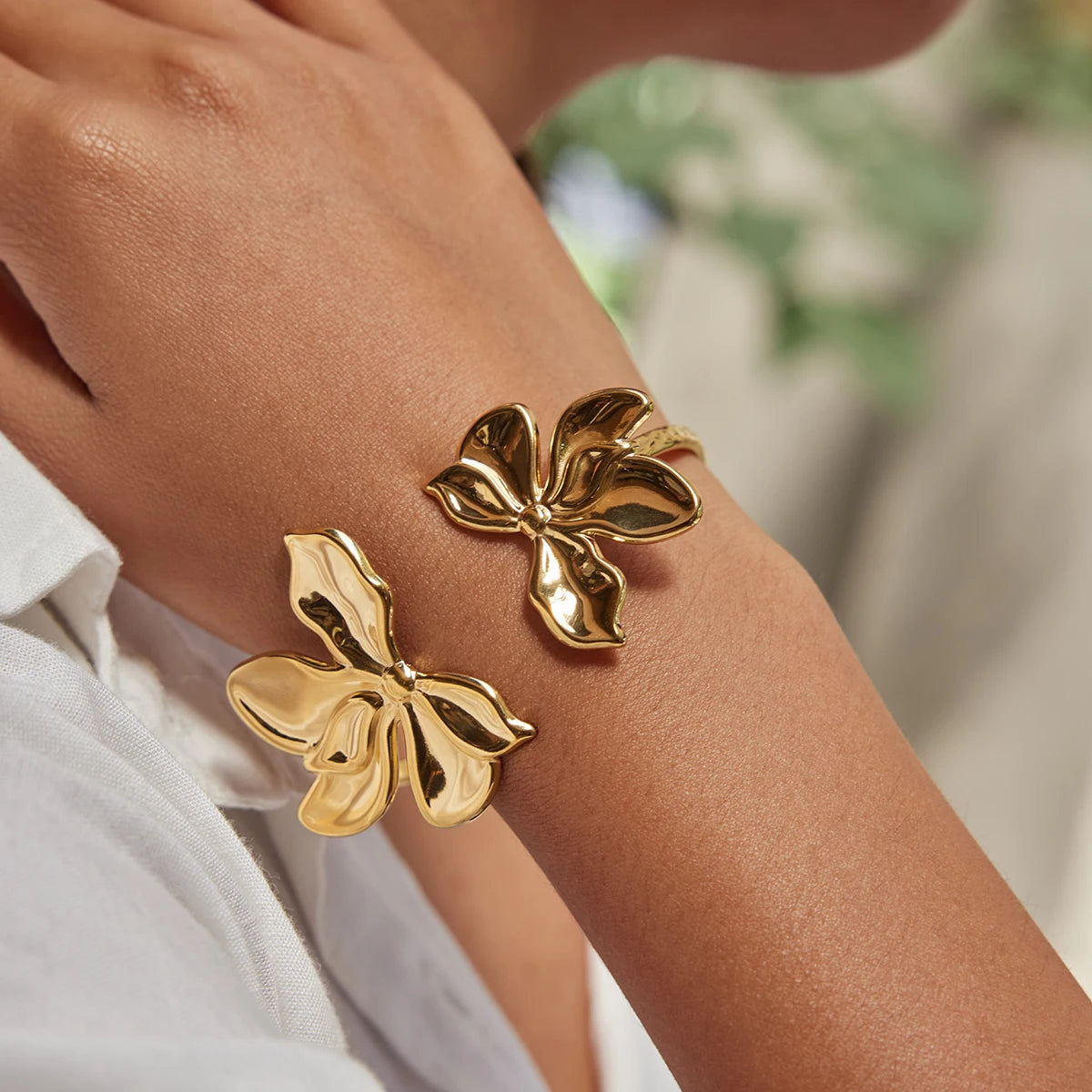 Kika Flower Bracelets Ring Necklaces Earrings