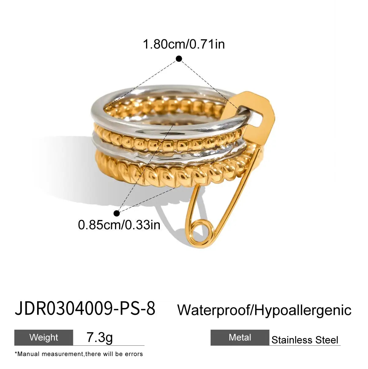 Kika Multilayer Zircon Ring
