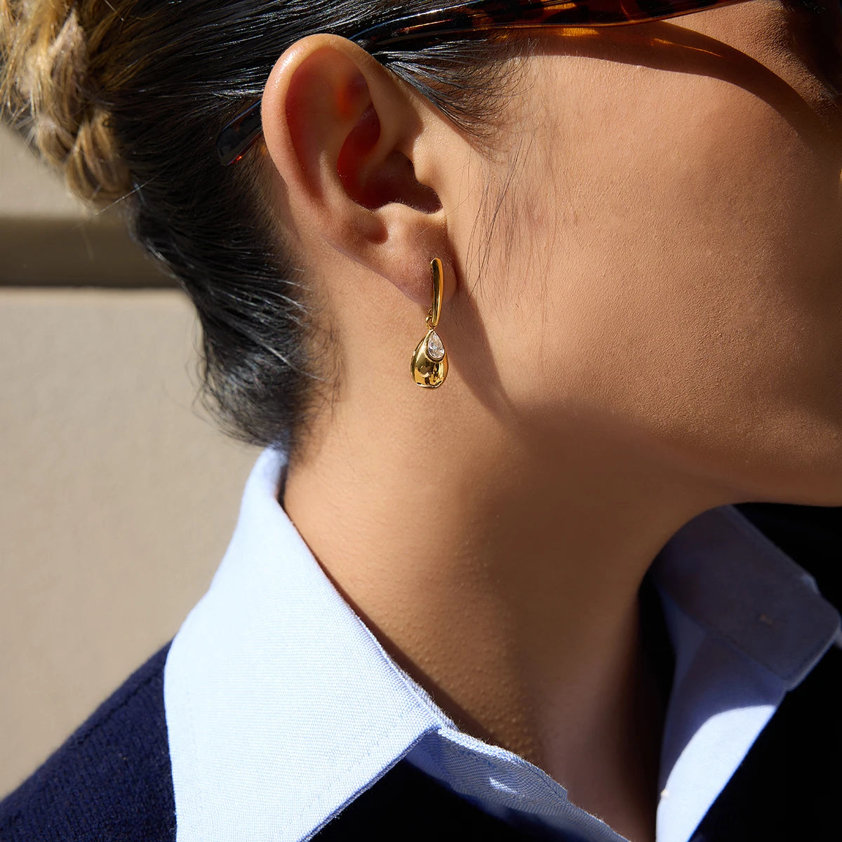 Kika Water Droplet Pendant Earring