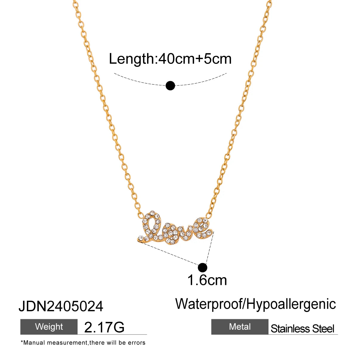 Kika Minimalist Letter Envelope Necklace