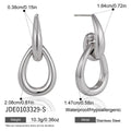 Kika Classic Hollow Water Drop Earrings