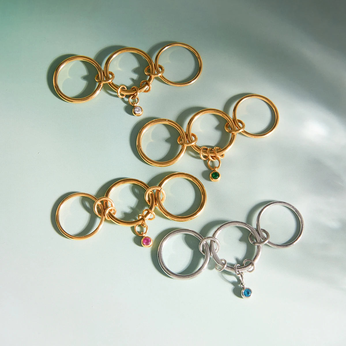 Kika Delicate Divided Finger Rings