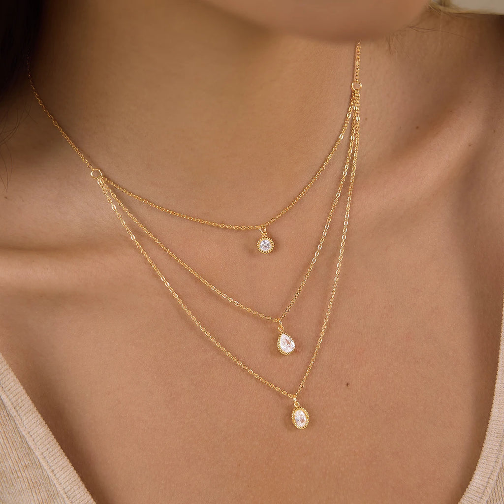 Kika Multi-Layered O-Shaped Chain Necklace