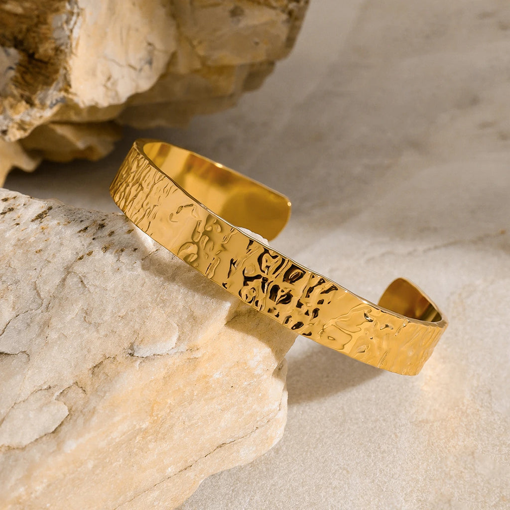 Kika Hammer Pat Cuff Bracelet Bangle