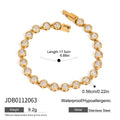 Spiral Multi-Layer Surround Telephone Line Open Bracelet