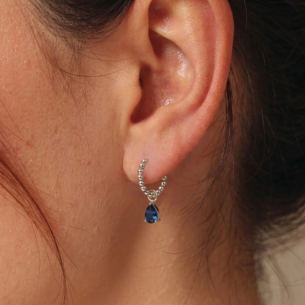 KIKA Elegant Water Drop Zircon Earrings PVD Plated Stainless Steel 316L