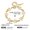Kika Classic Hollow Out Stars Splicing Chain Necklace