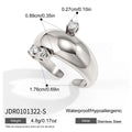 KIKA Delicate Wide Open Ring PVD Plated Stainless Steel 316L