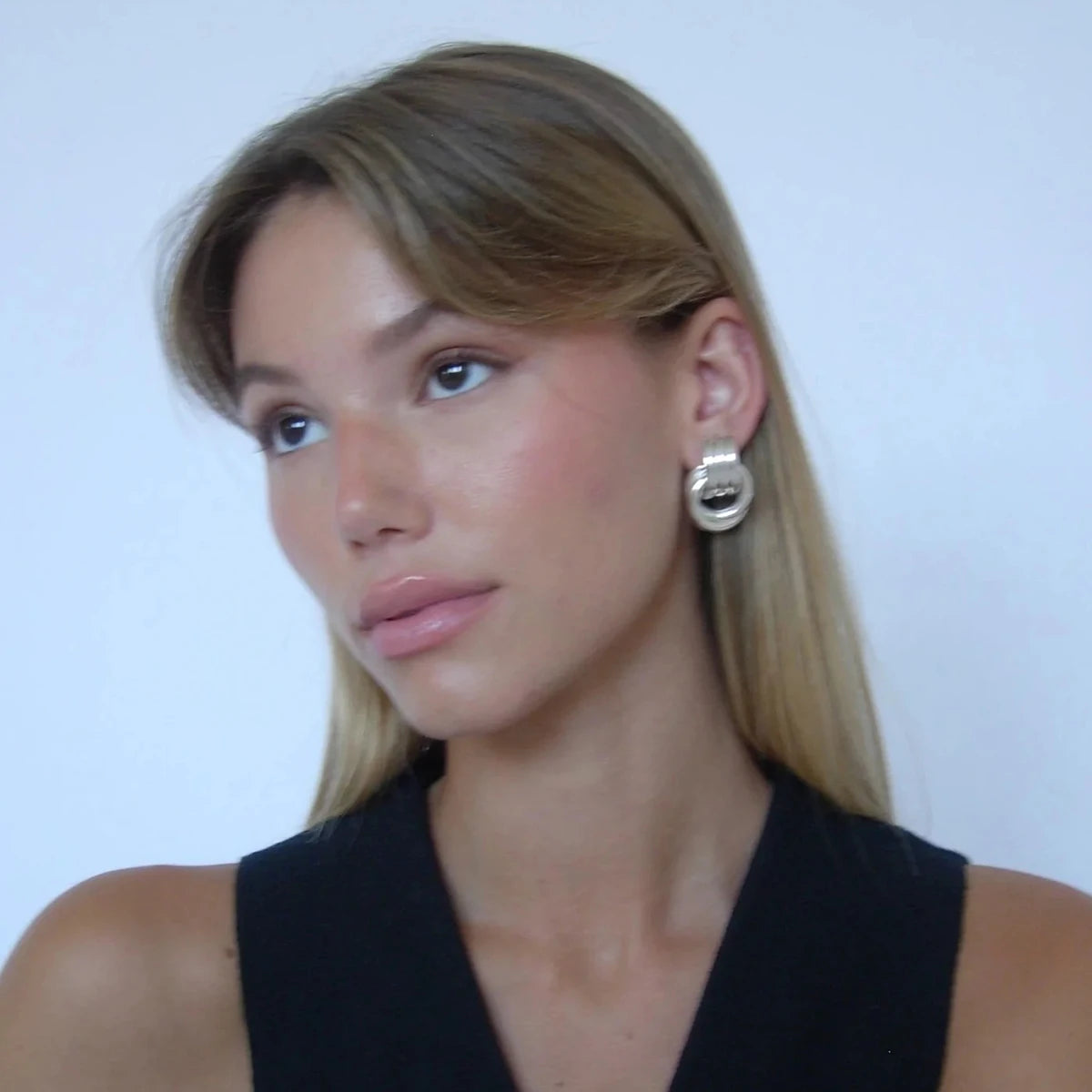 Geometric Door Handle Earrings