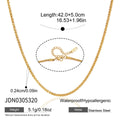 KIKA Minimalist Chain Necklace PVD Plated Stainless Steel 316L