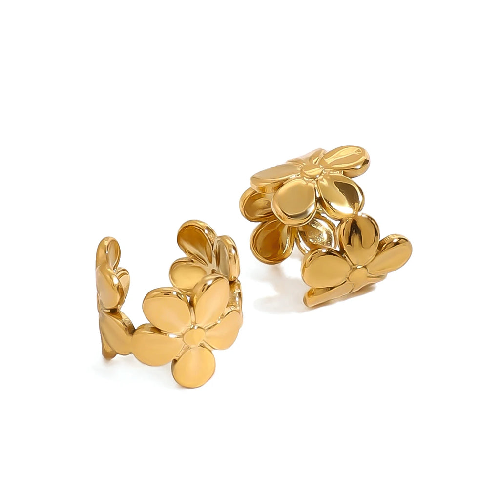 Stainless Steel  Tome Triple Ear Cuff