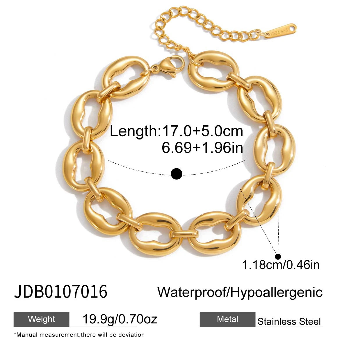 O-Chain Bracelet Stackable