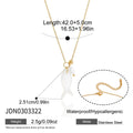 Kika Freshwater Pearl Fish Shape Shell Pendant Necklace