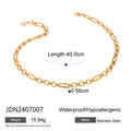Necklace Bracelet for Women Statement Fashion Jewelry PVD Plated
