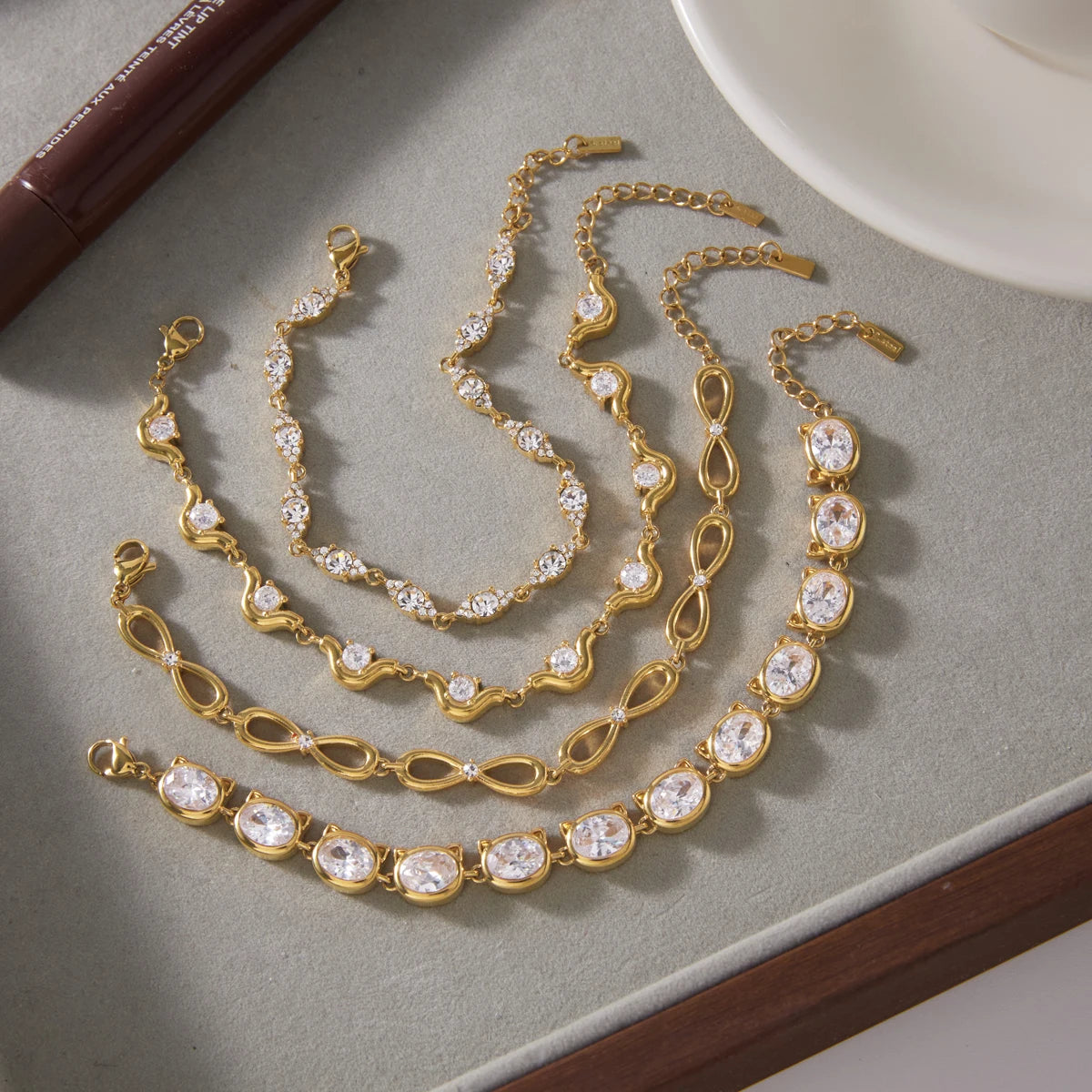 Kika Delicate Crystal Zircon Bracelet