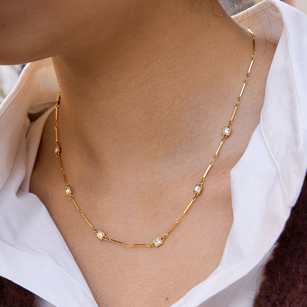 Kika Delicate Zircon Necklace