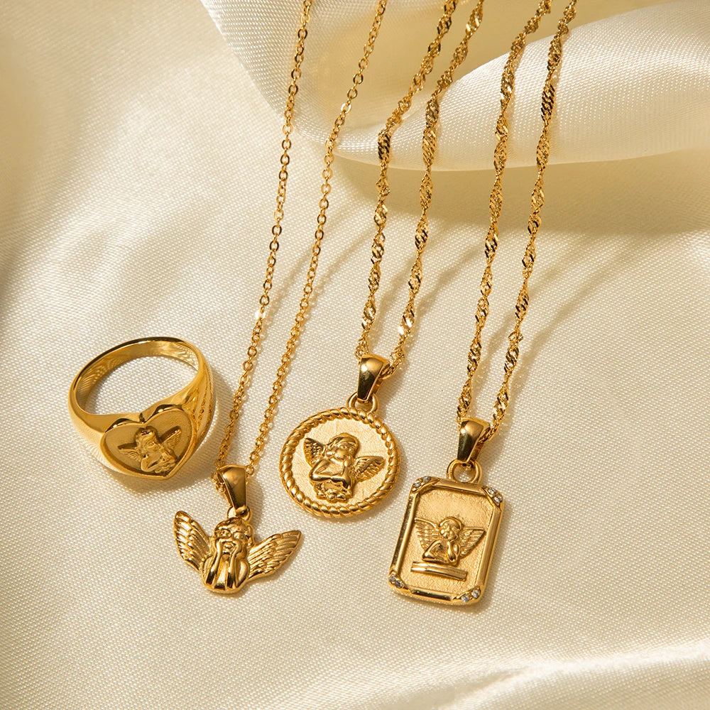 Angel Pendant Necklace