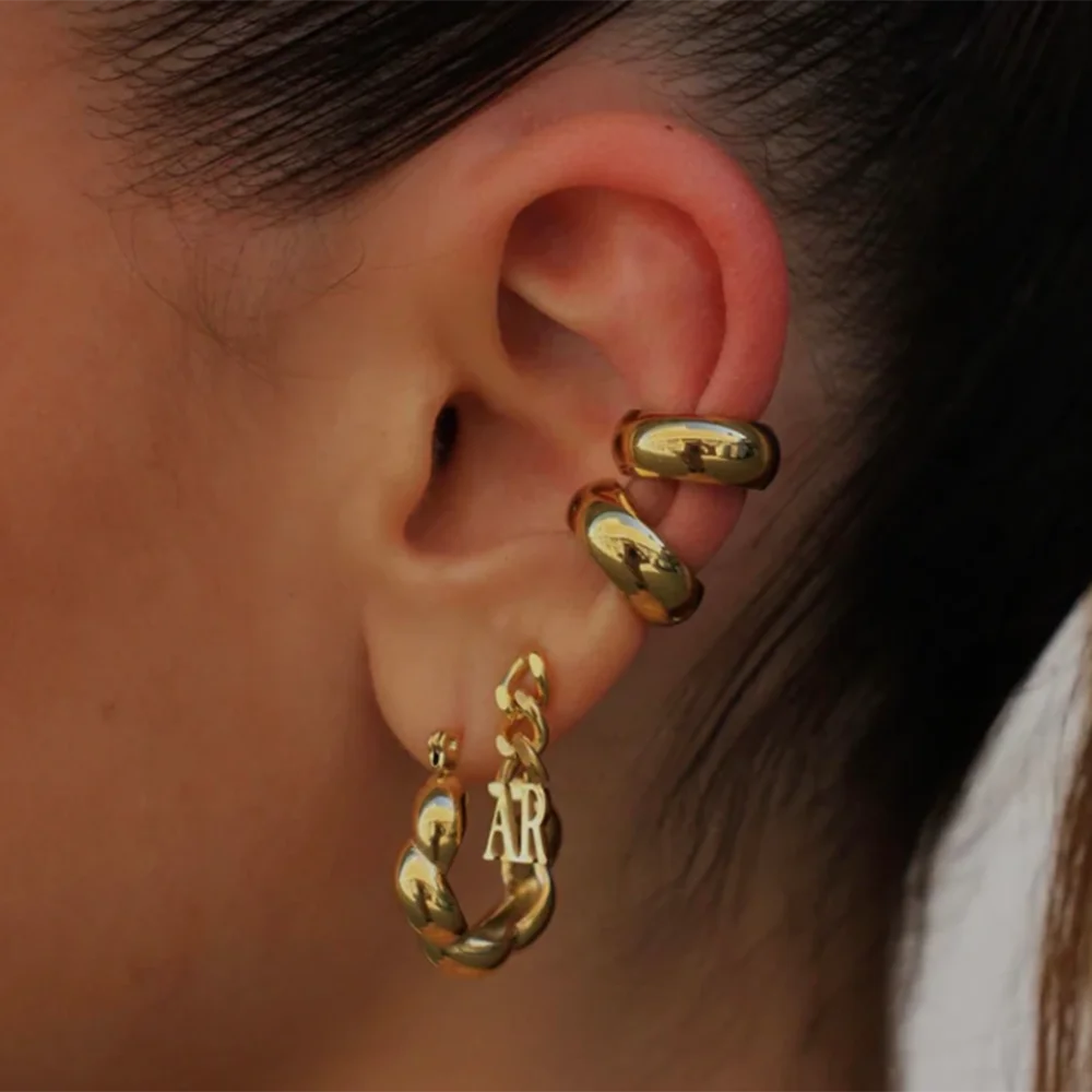 Stainless Steel  Tome Triple Ear Cuff