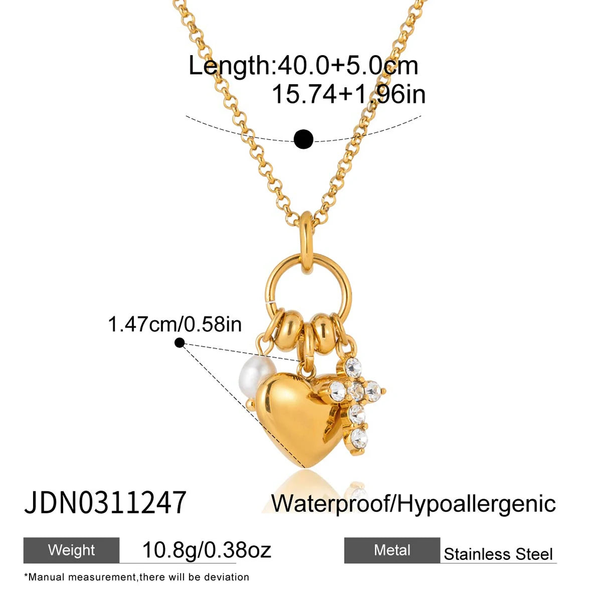 Classic Shape Pendant Necklace