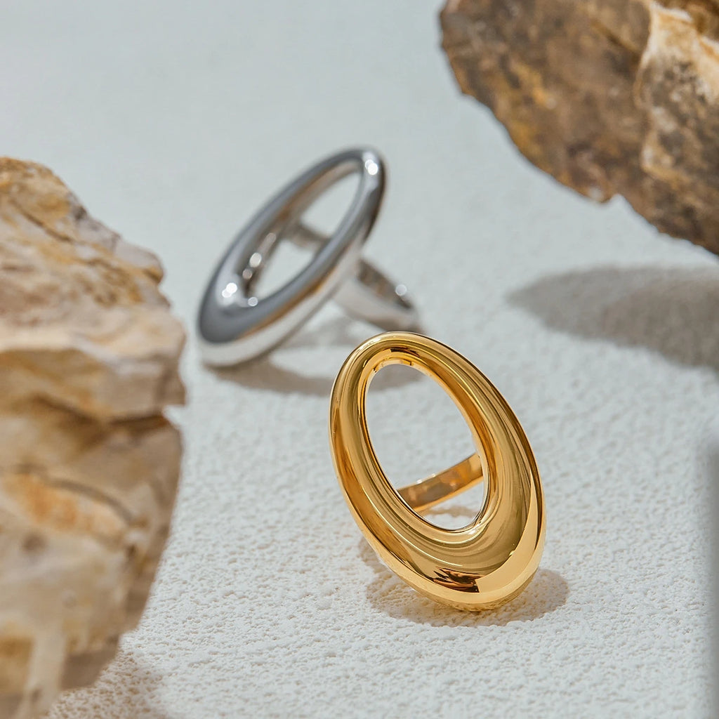 Smooth Hollow Elliptical Ring