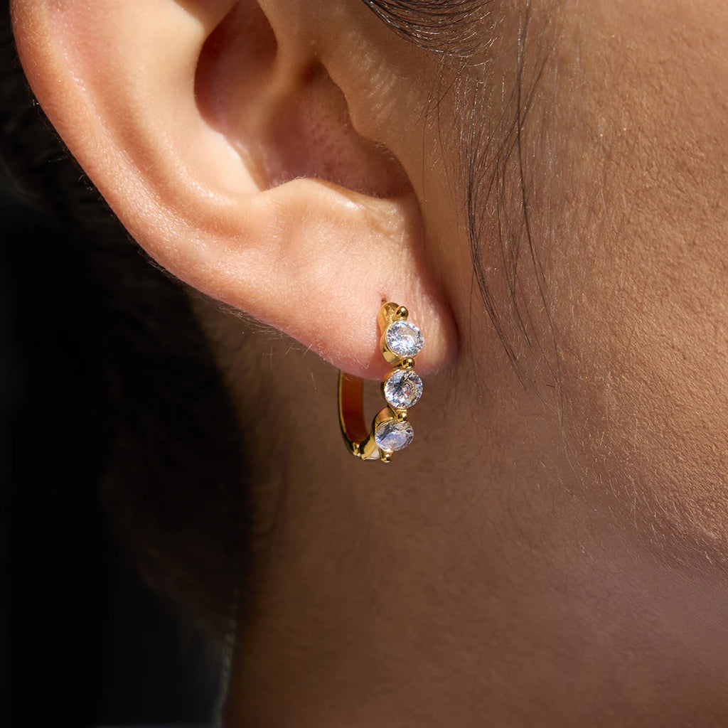 Kika Zircon-Filled Earring