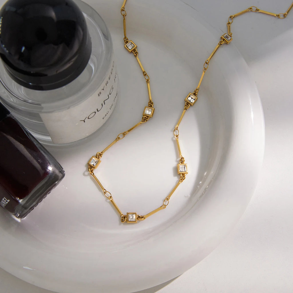 Kika Delicate Zircon Necklace