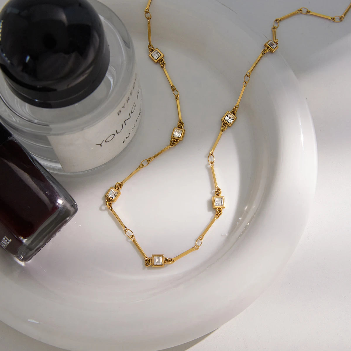 Kika Delicate Zircon Necklace
