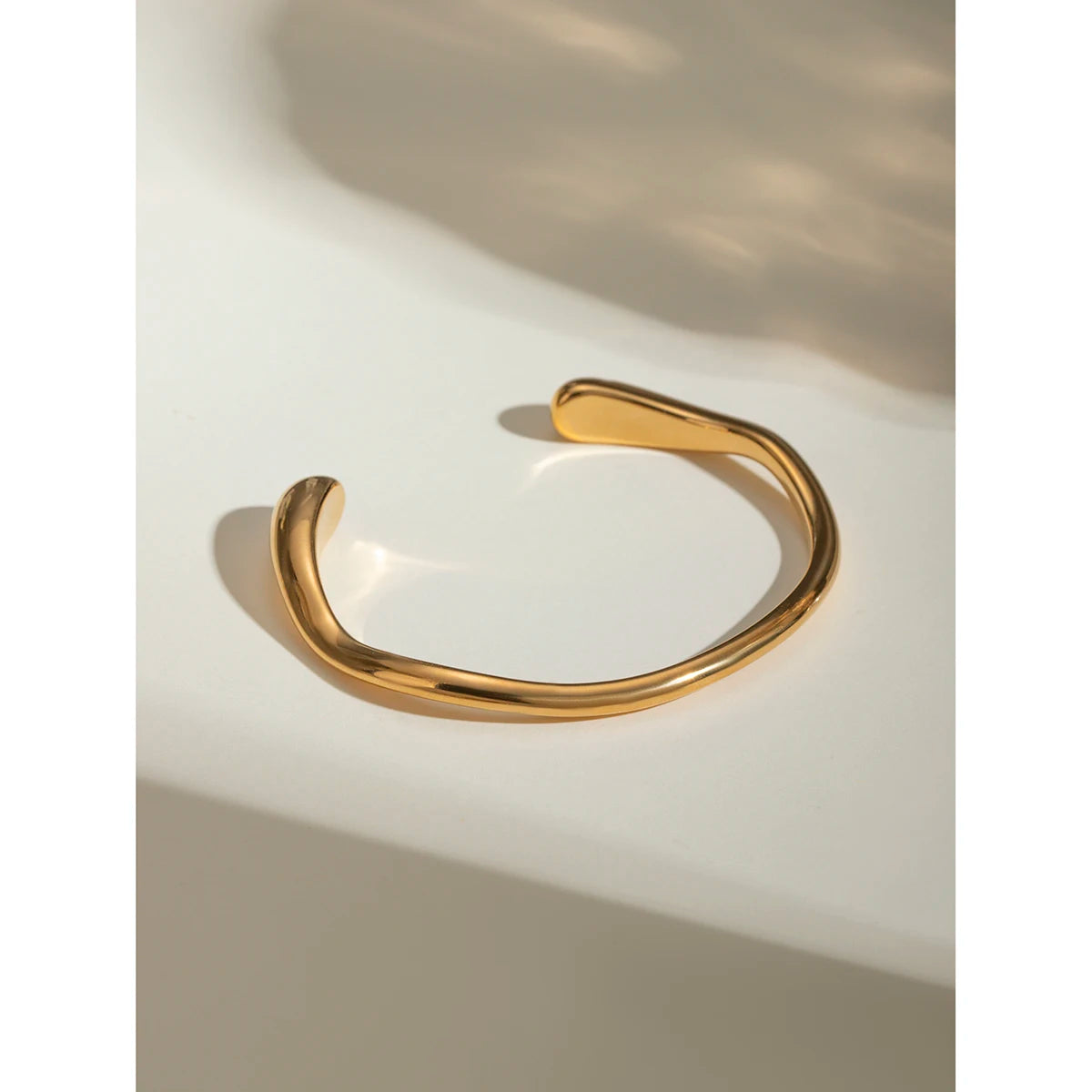 Kika  Opening Stainless Steel Wrist Bracelet Bangle