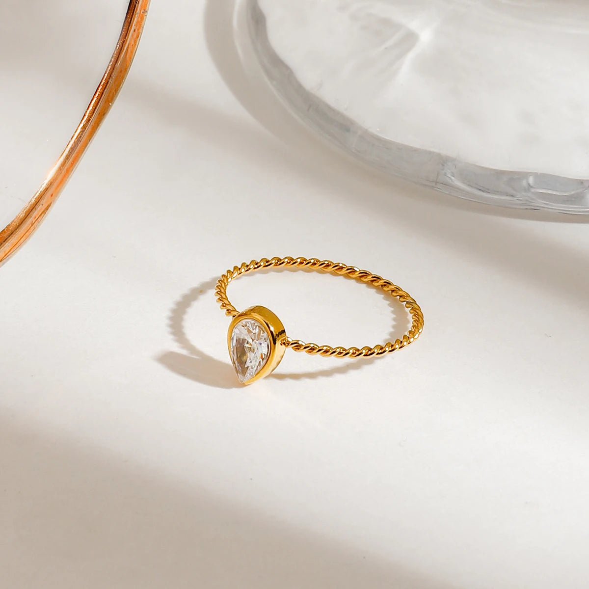 Kika Fashion 18K Gold Color Plated Stainless Steel