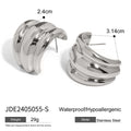 Kika Geometric Unusual Huggie Earrings